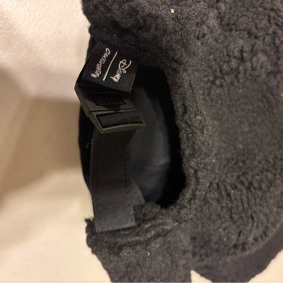 Disney Black Fleece Mickey Mouse Ears Hat. Sherpa. Cake worthy - Picture 5 of 5